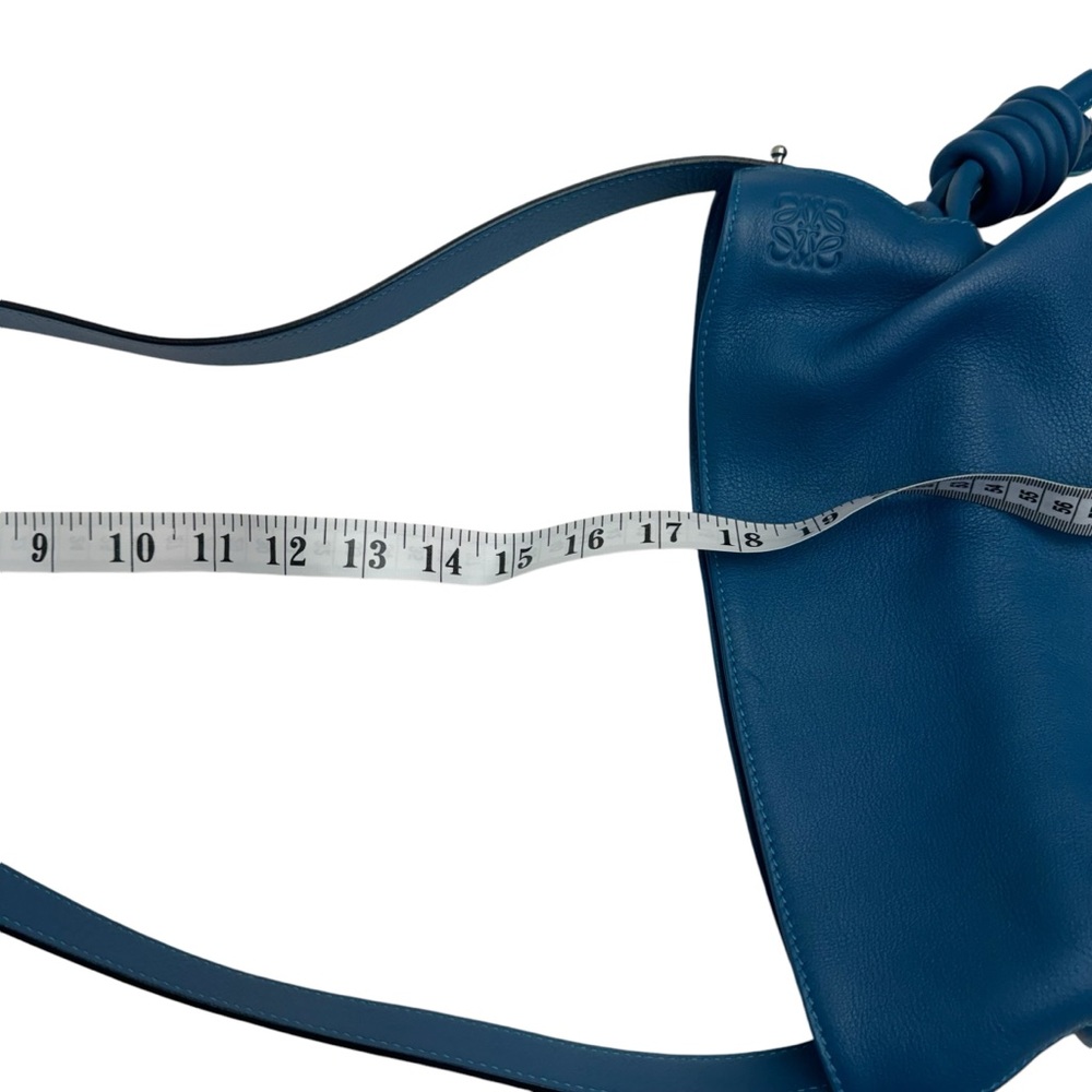 SOLD!! Loewe Blue Medium Flamenco Shoulder/Crossbody Bag - Picture 9 of 16